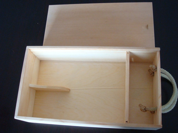 Two set wooden wine box