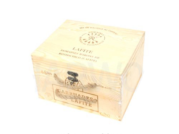 Six set wooden wine box