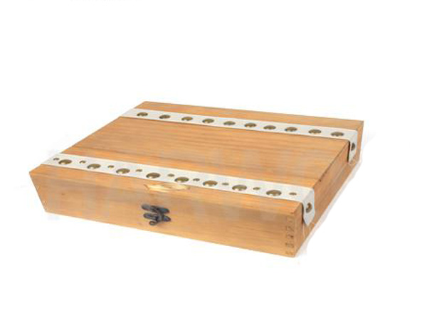 Six set wooden wine box
