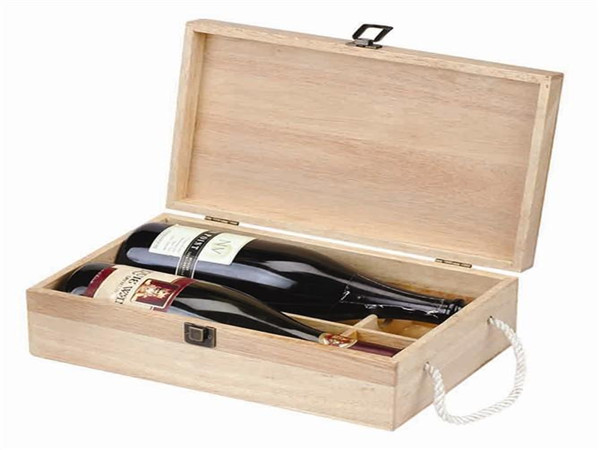 Two set wooden wine box