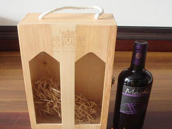 Two set wooden wine box