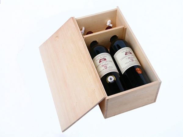Two set wooden wine box