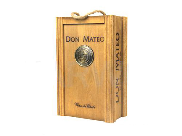 Two set wooden wine box