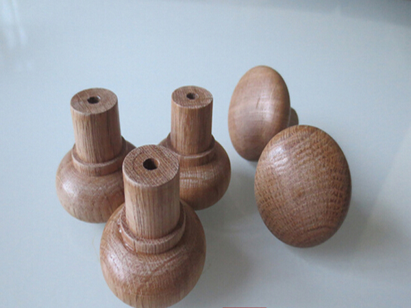 Wood Cabinet Knob/Unpainted