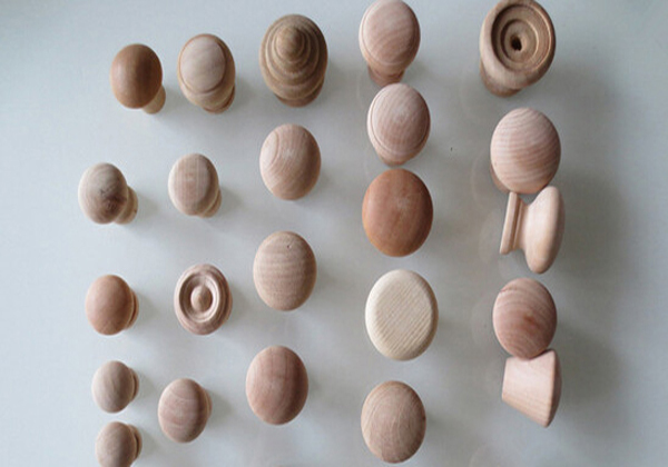 Wood Cabinet Knob/Unpainted