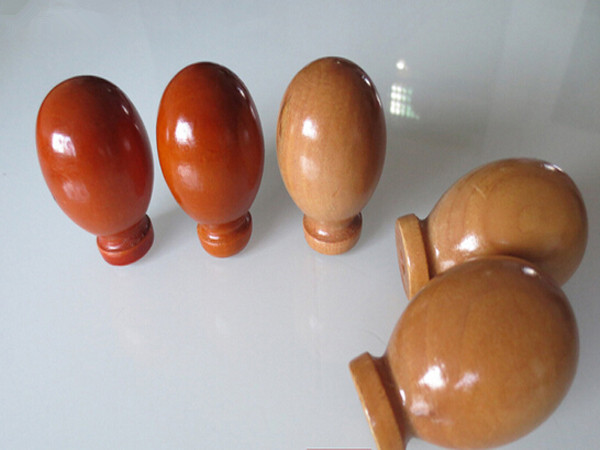 Wood Round Cabinet Knob/Painted