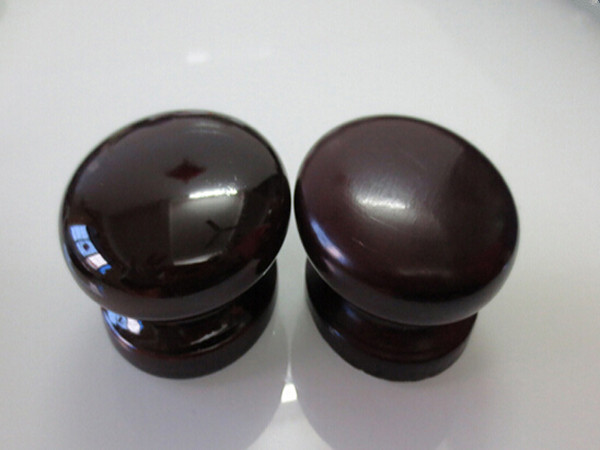Wood Round Cabinet Knob/Painted