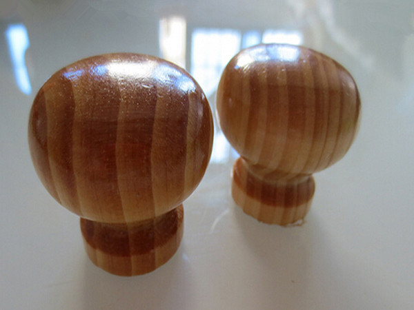Wood Round Cabinet Knob/Painted