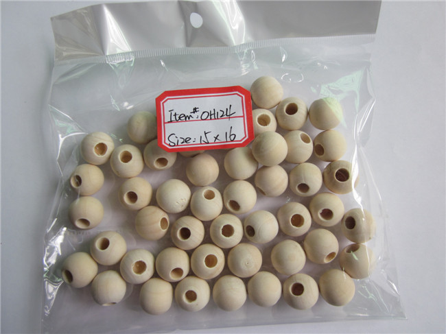 OH124 WOOD BEADS