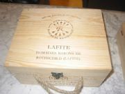 Six set wooden wine box