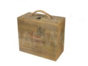 Six set wooden wine box