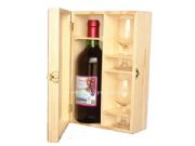 Two set wooden wine box