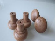 Wood Cabinet Knob/Unpainted