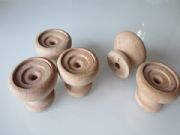 Wood Cabinet Knob/Unpainted