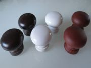 Wood Round Cabinet Knob/Painted