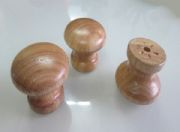 Wood Round Cabinet Knob/Painted