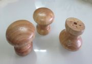 Wood Round Cabinet Knob/Painted