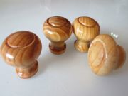 Wood Round Cabinet Knob/Painted